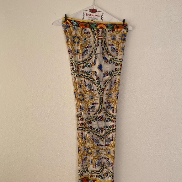 Dolce & Gabbana Silk Trousers - Picture 4 of 14